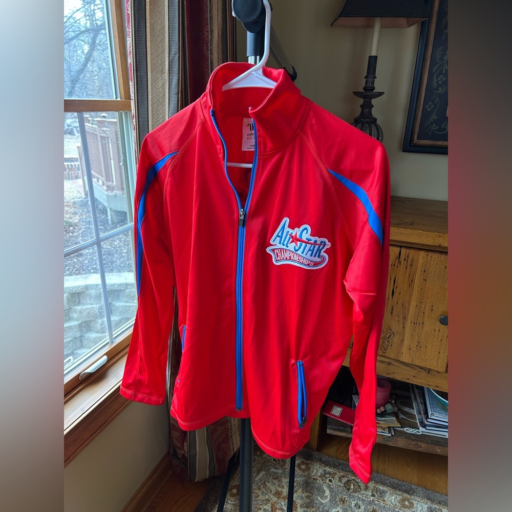 Vintage varsity 
All Star Championships Cheer Dance champion jacket size small